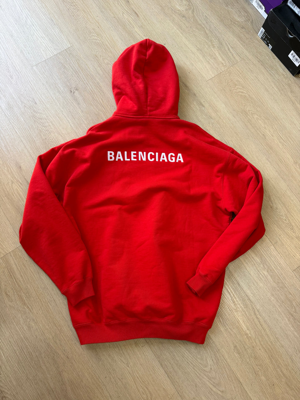 Balenciaga hoodie red size L