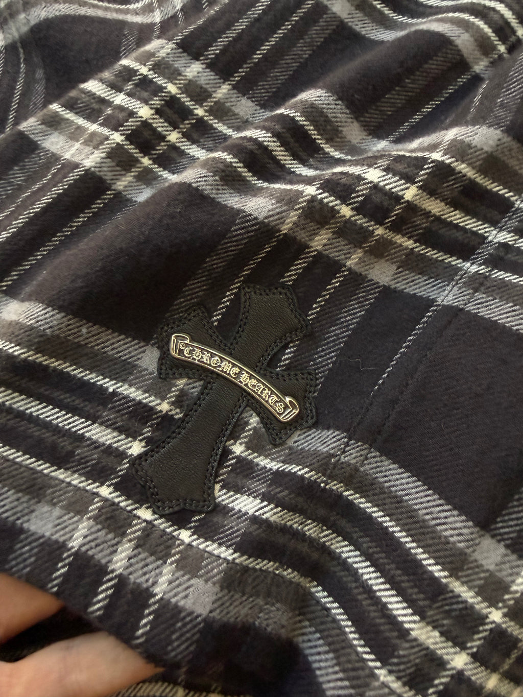 Chrome Hearts afterschool flannel shorts size XL