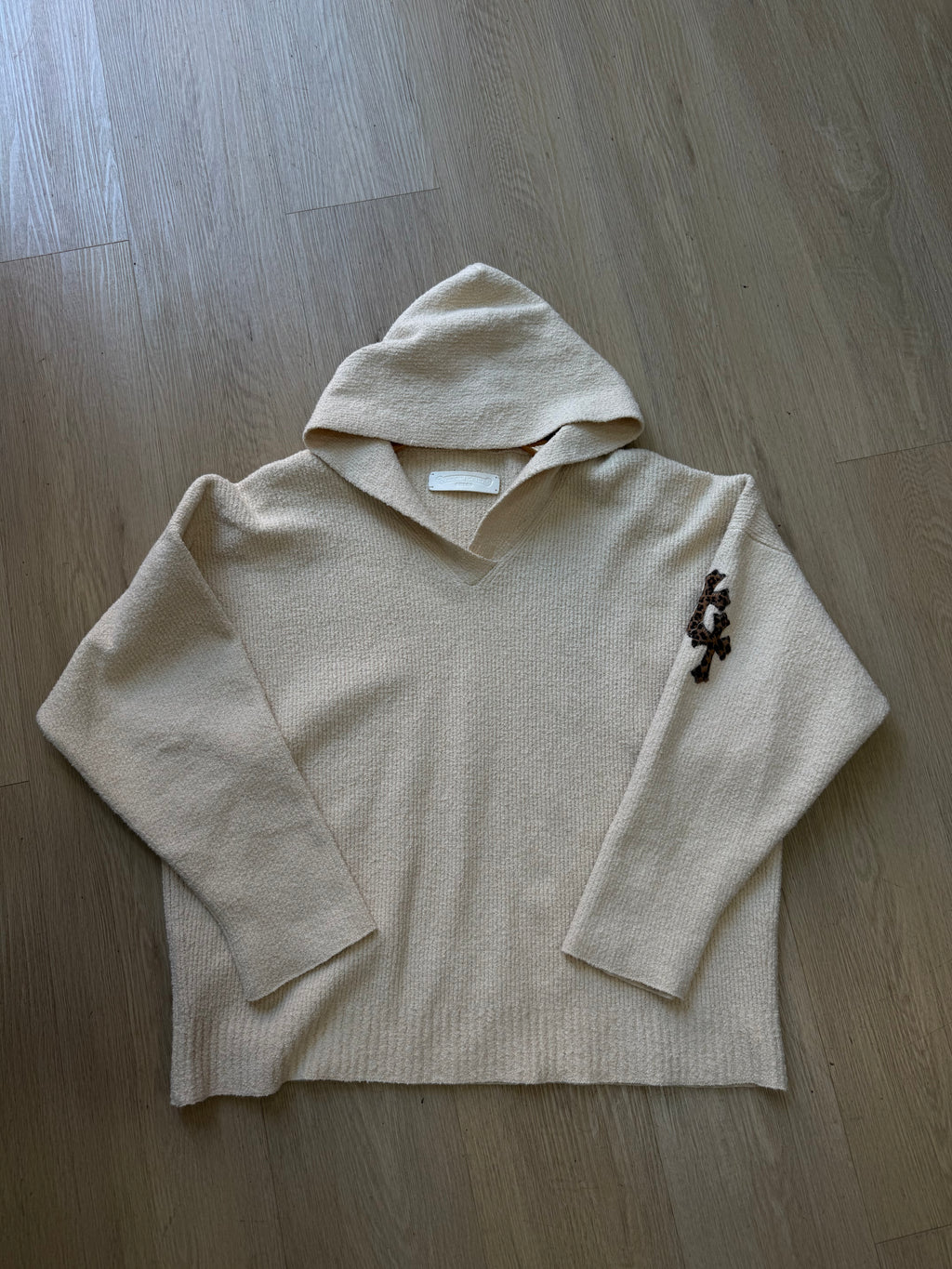 Chrome Hearts knitted hoodie size L