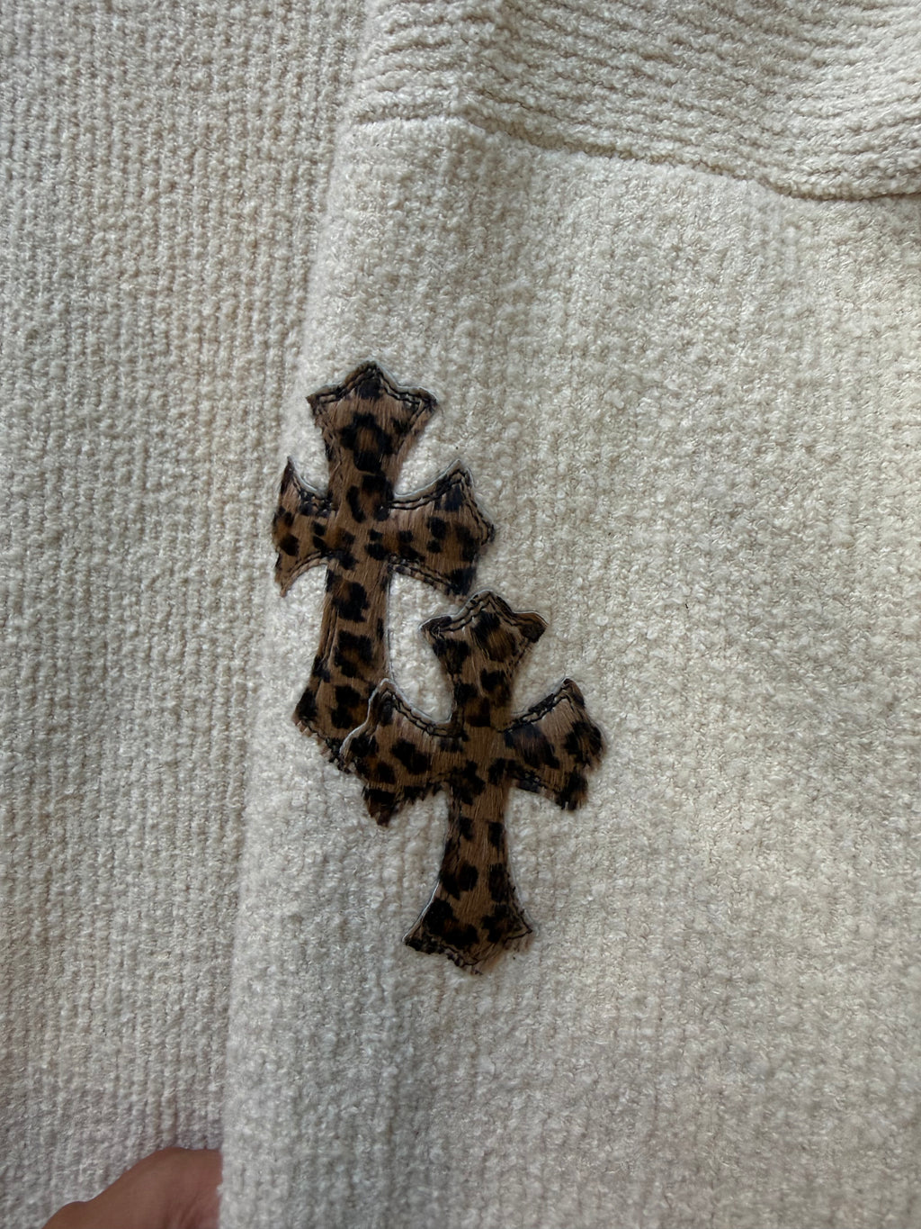Chrome Hearts knitted hoodie size L