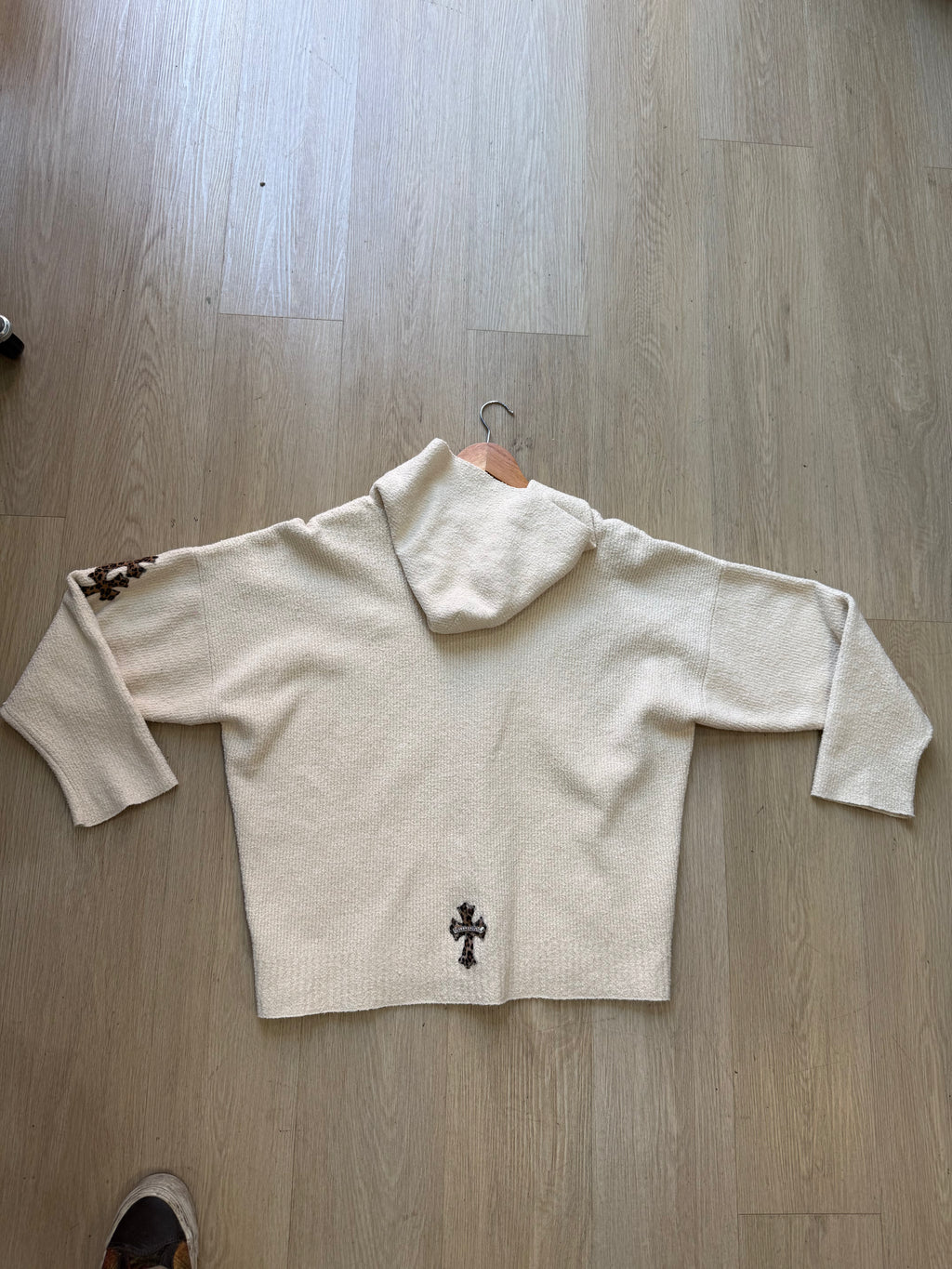 Chrome Hearts knitted hoodie size L
