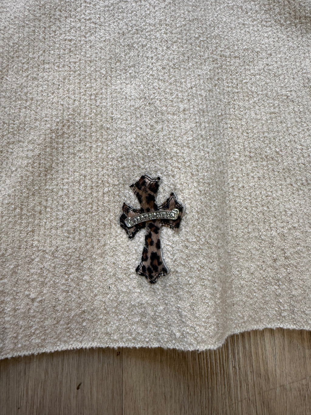 Chrome Hearts knitted hoodie size L