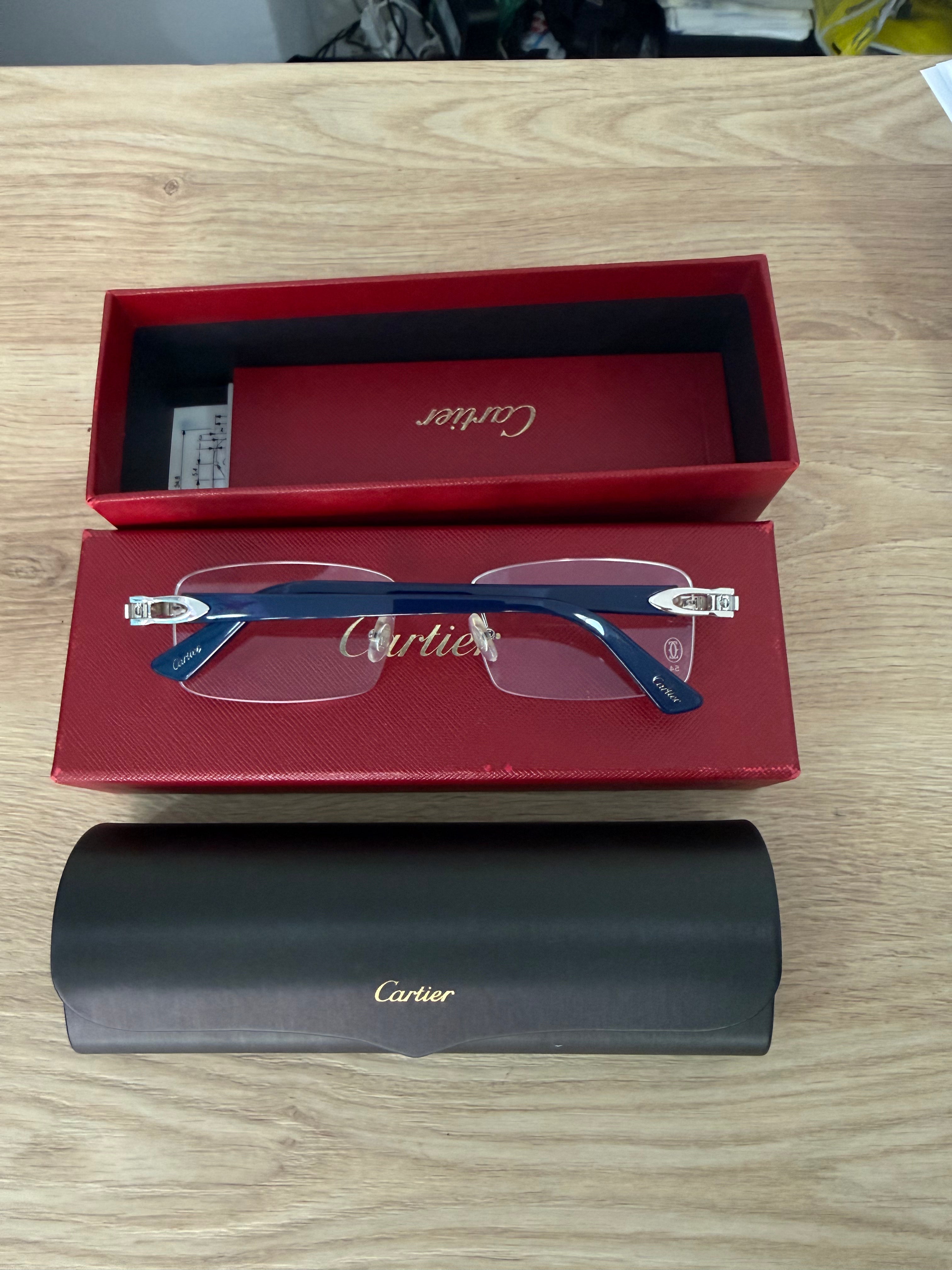 Cartier occhiali cond 9/10 full set