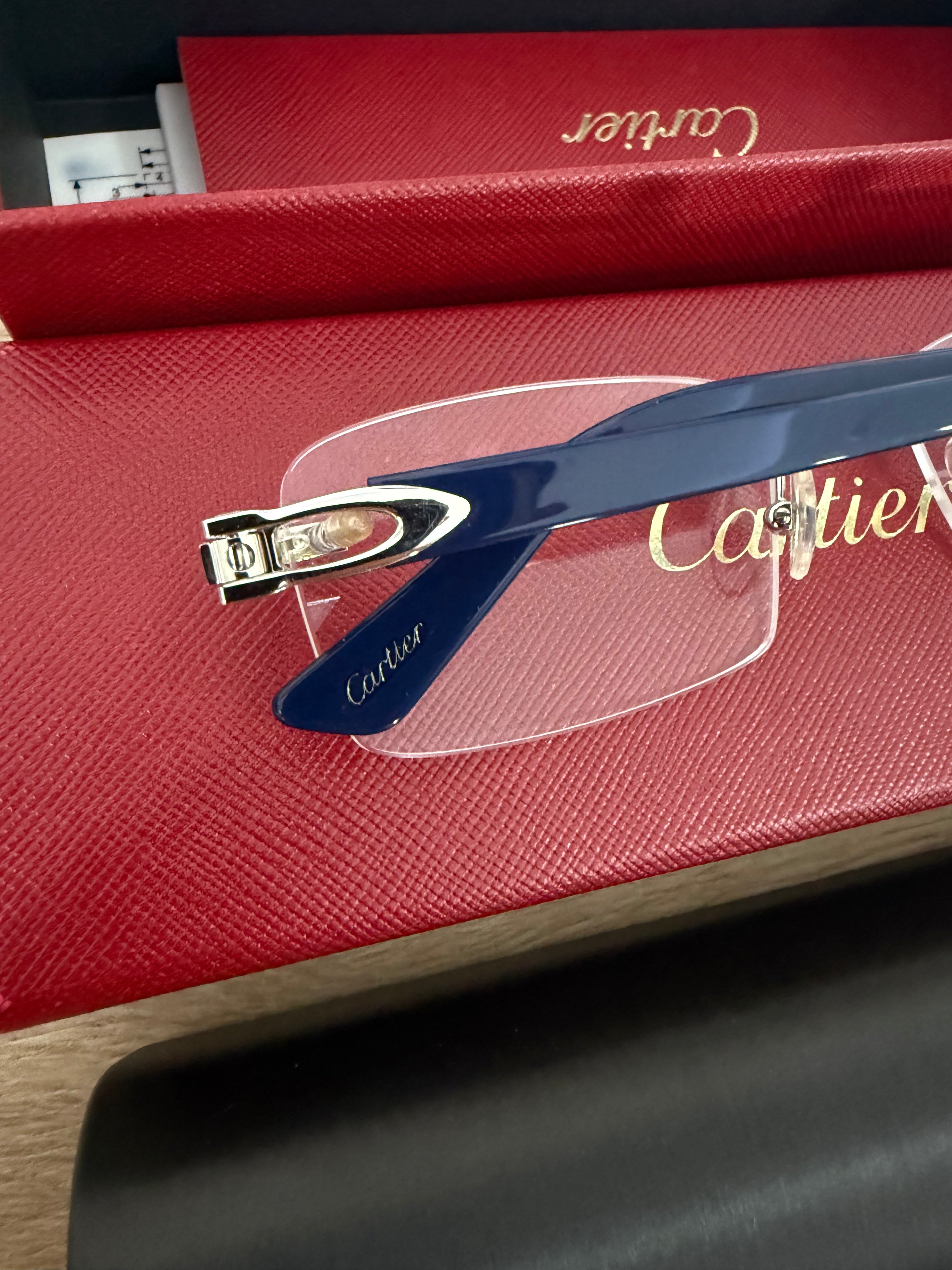 Cartier occhiali cond 9/10 full set