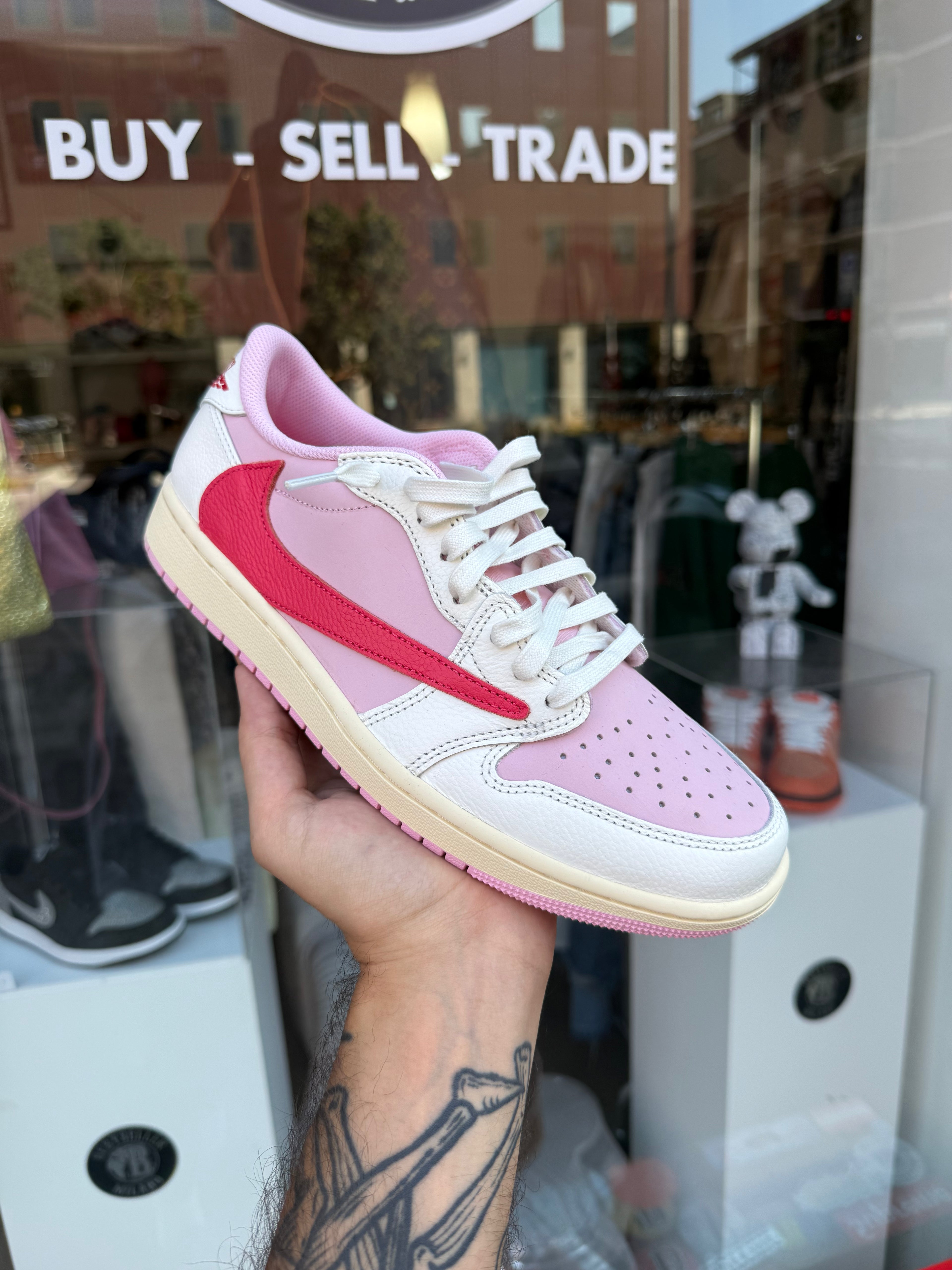 Travis Scott x Air Jordan 1 Retro Low OG PINK NEW