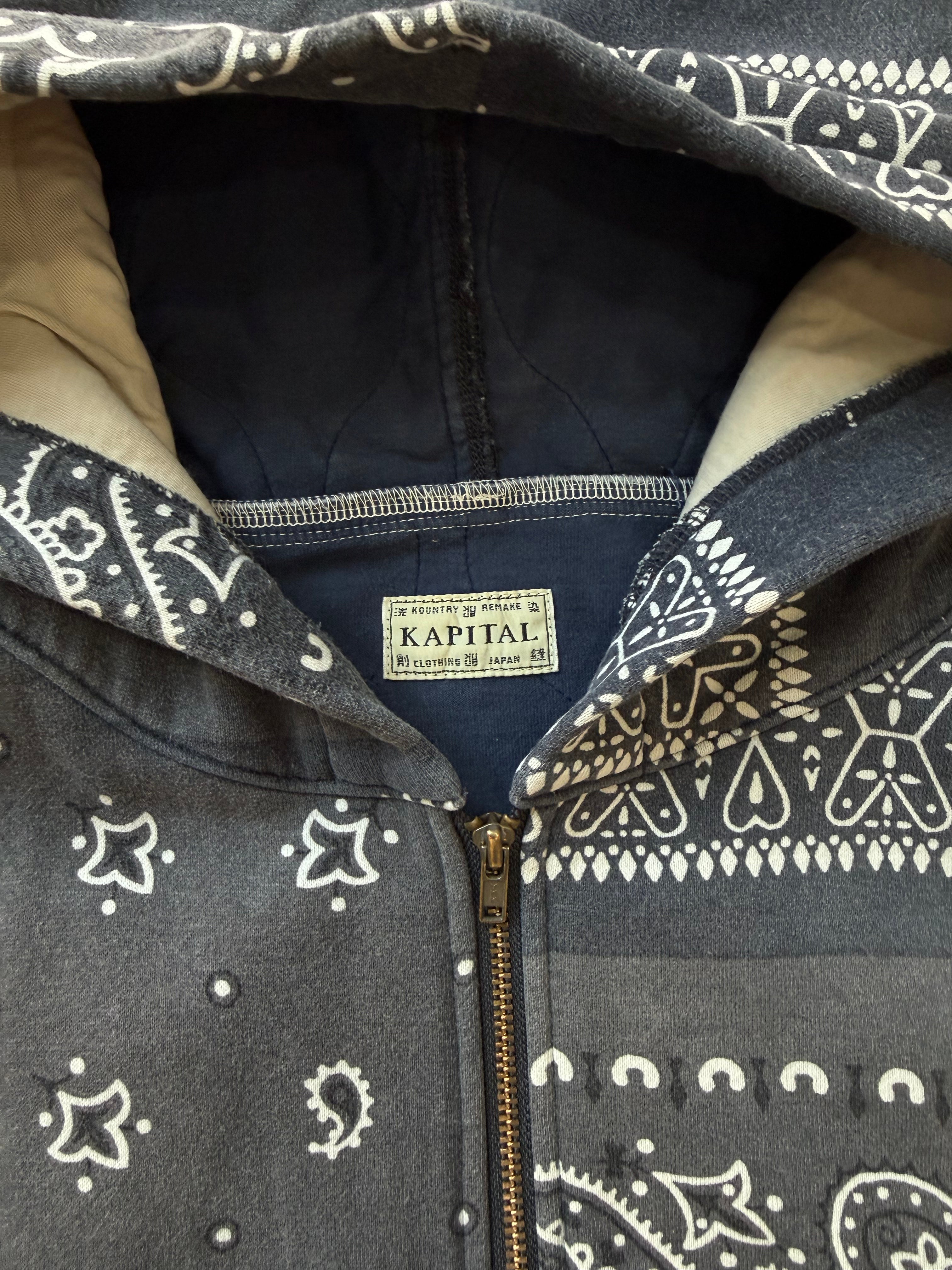 Kapital zip hoodie size M (3)