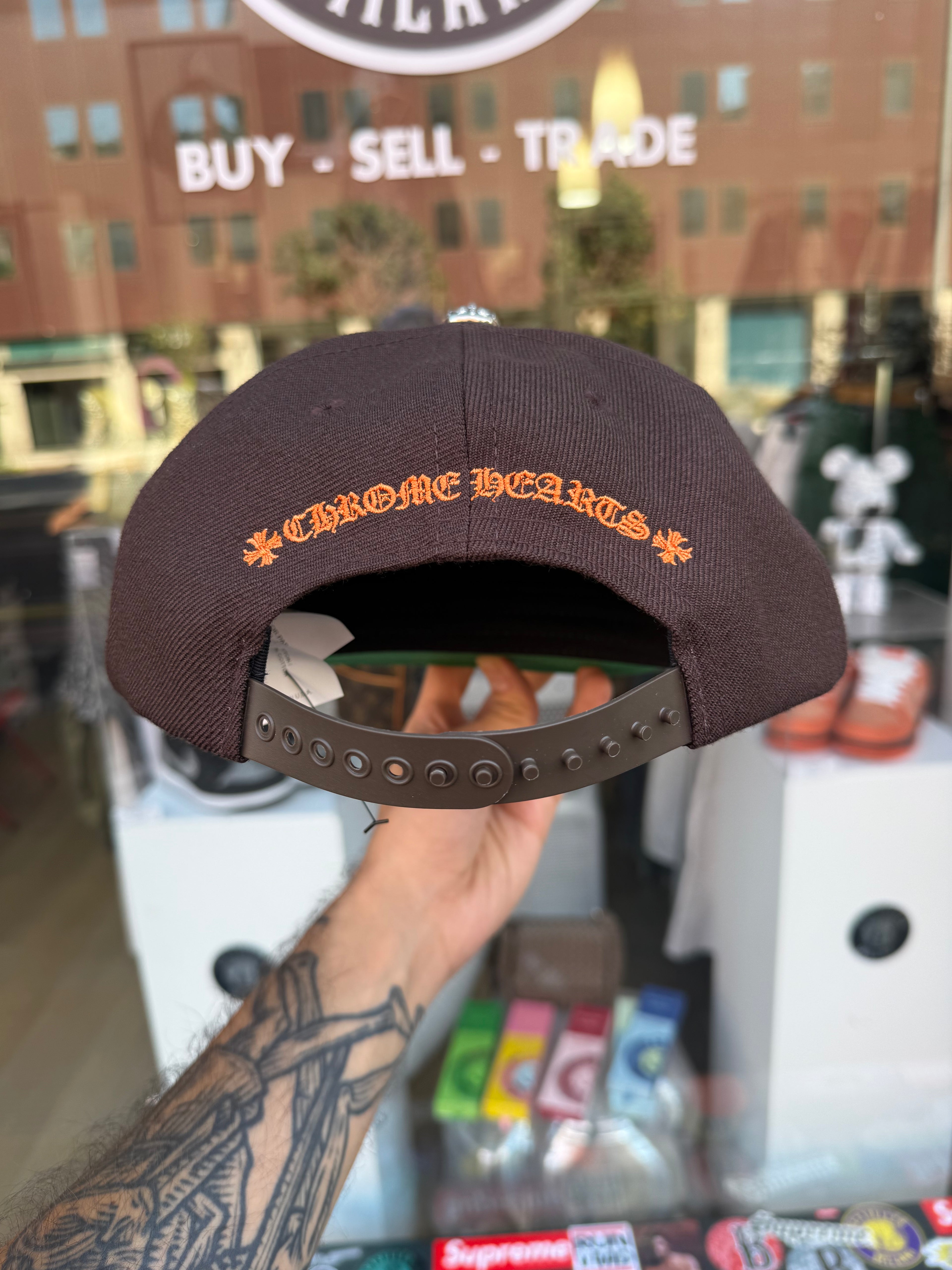 Chrome Hearts cap brown orange NEW