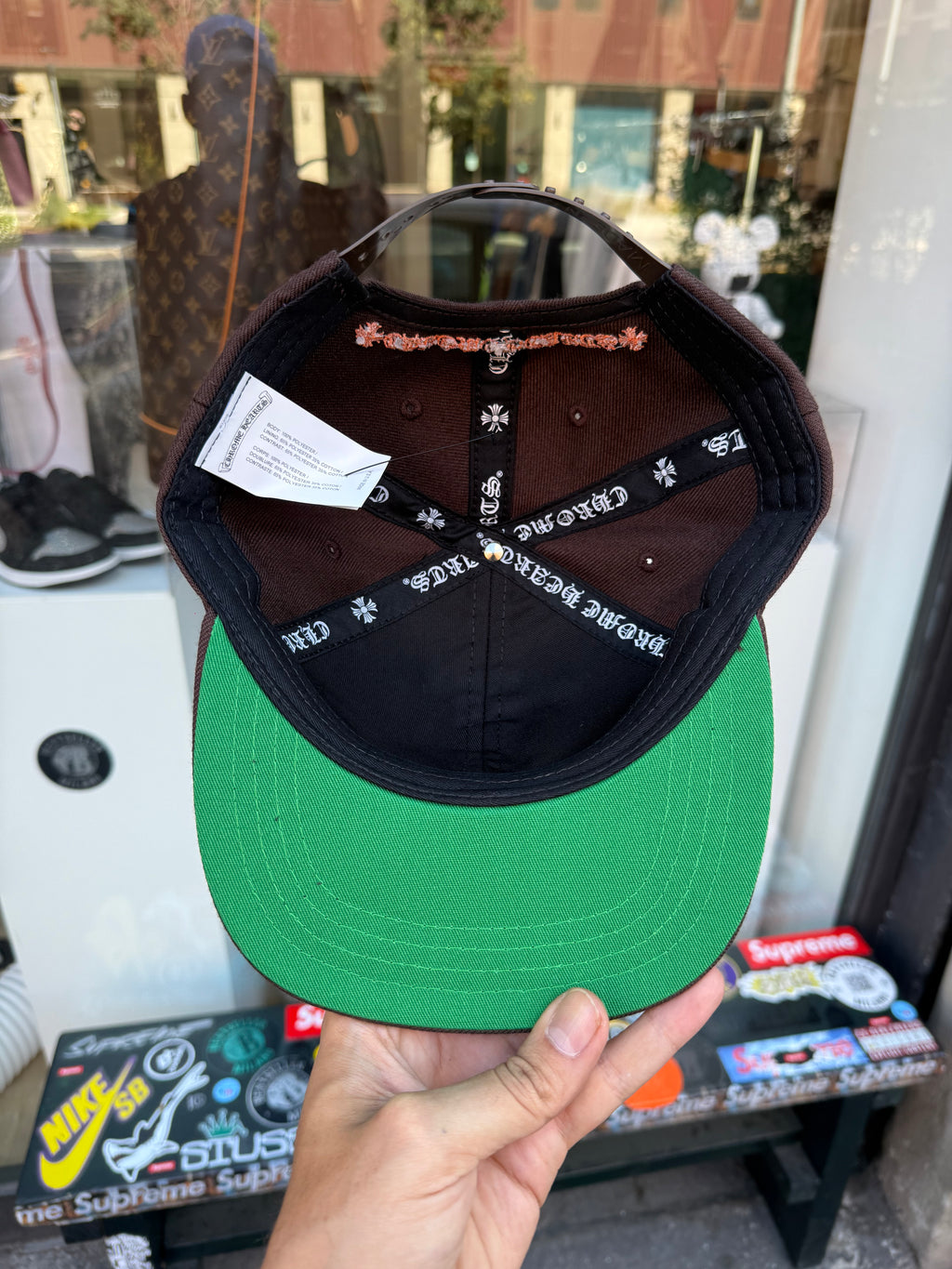 Chrome Hearts cap brown orange NEW