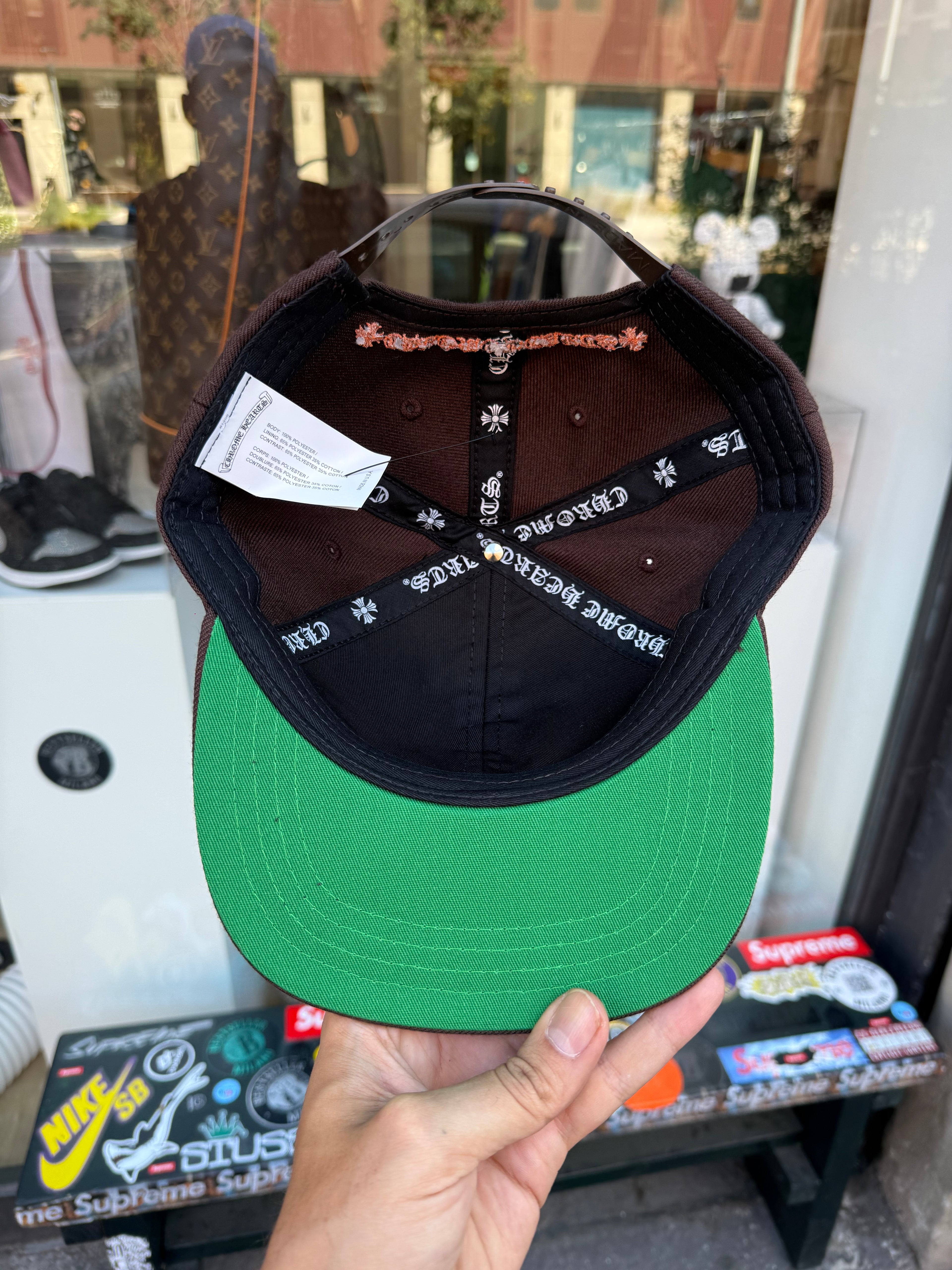 Chrome Hearts cap brown orange NEW