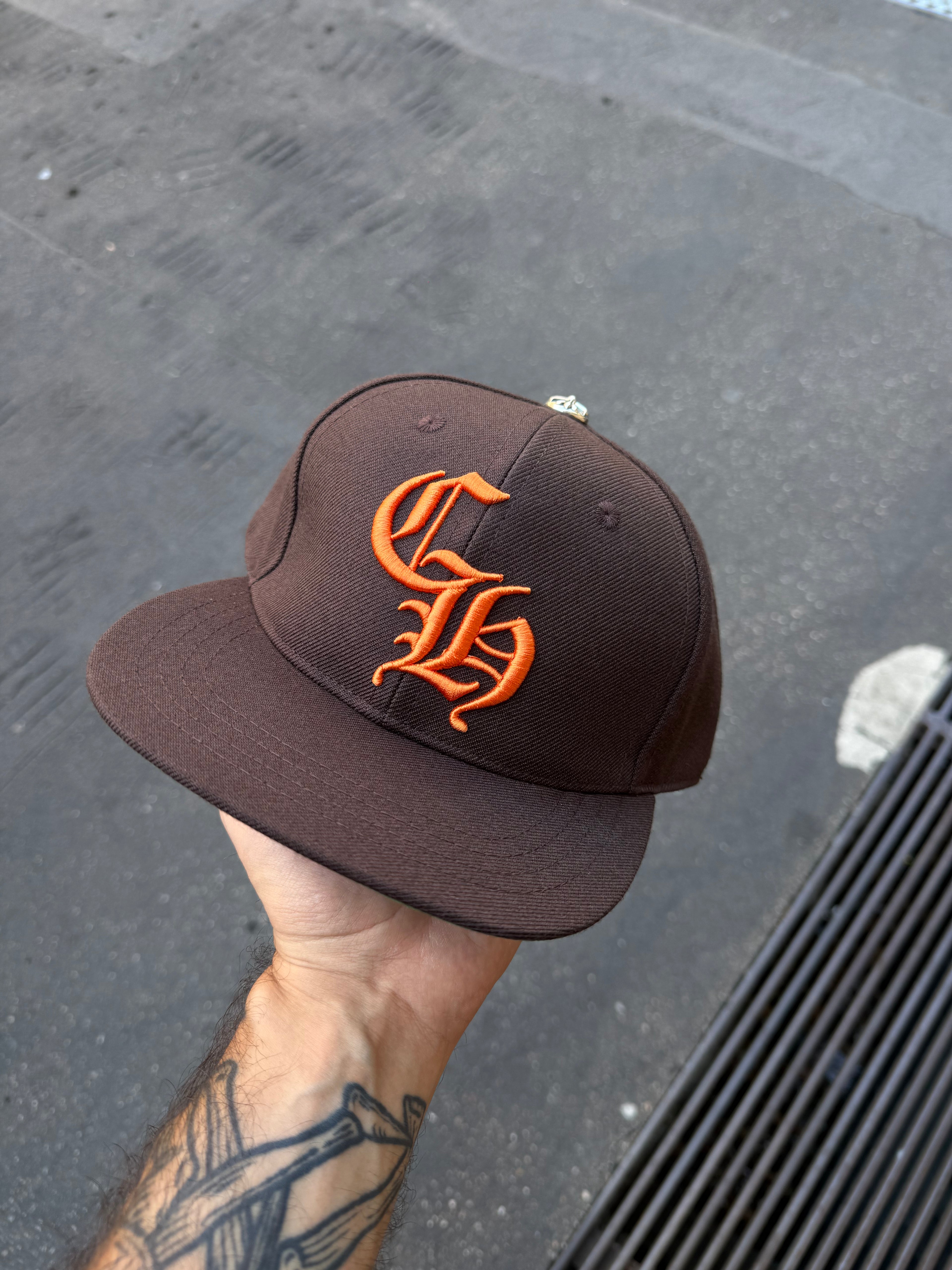Chrome Hearts cap brown orange NEW
