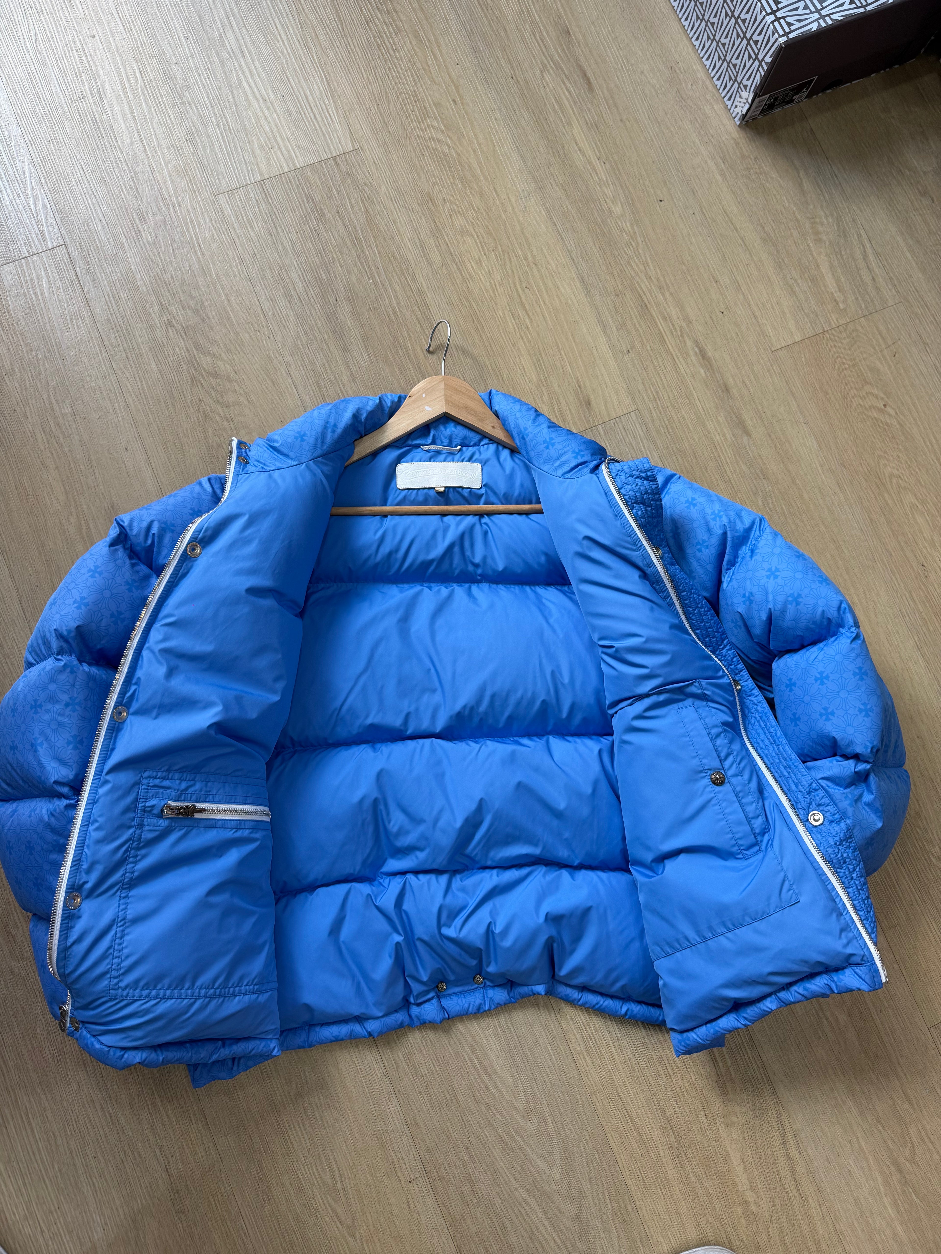 Chrome Hearts monogram puffer Jacket size L