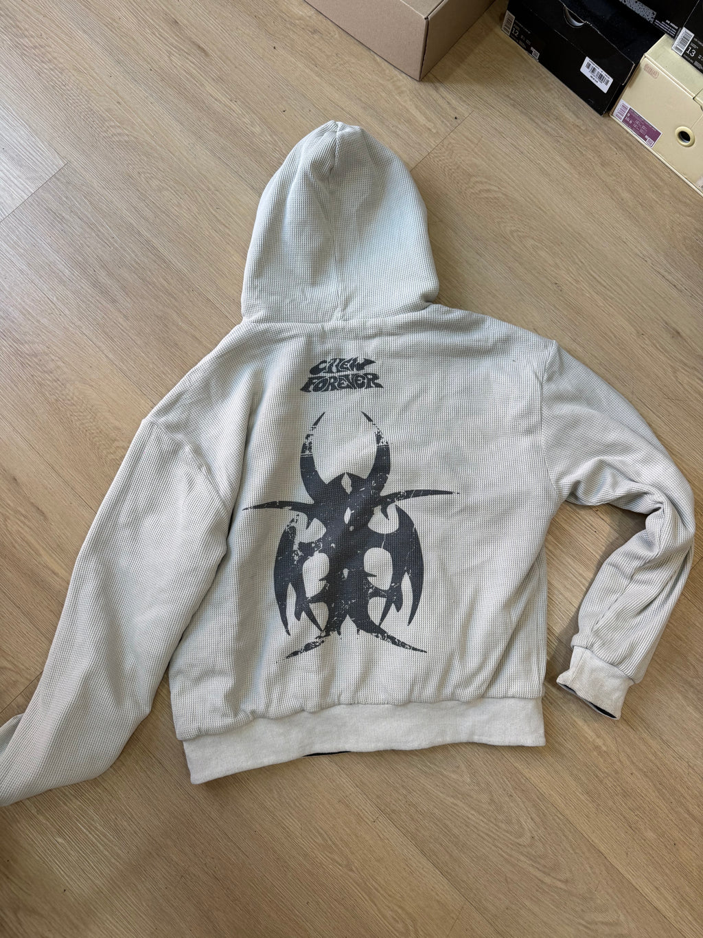 Chew Forever zip hoodie reversibile XL