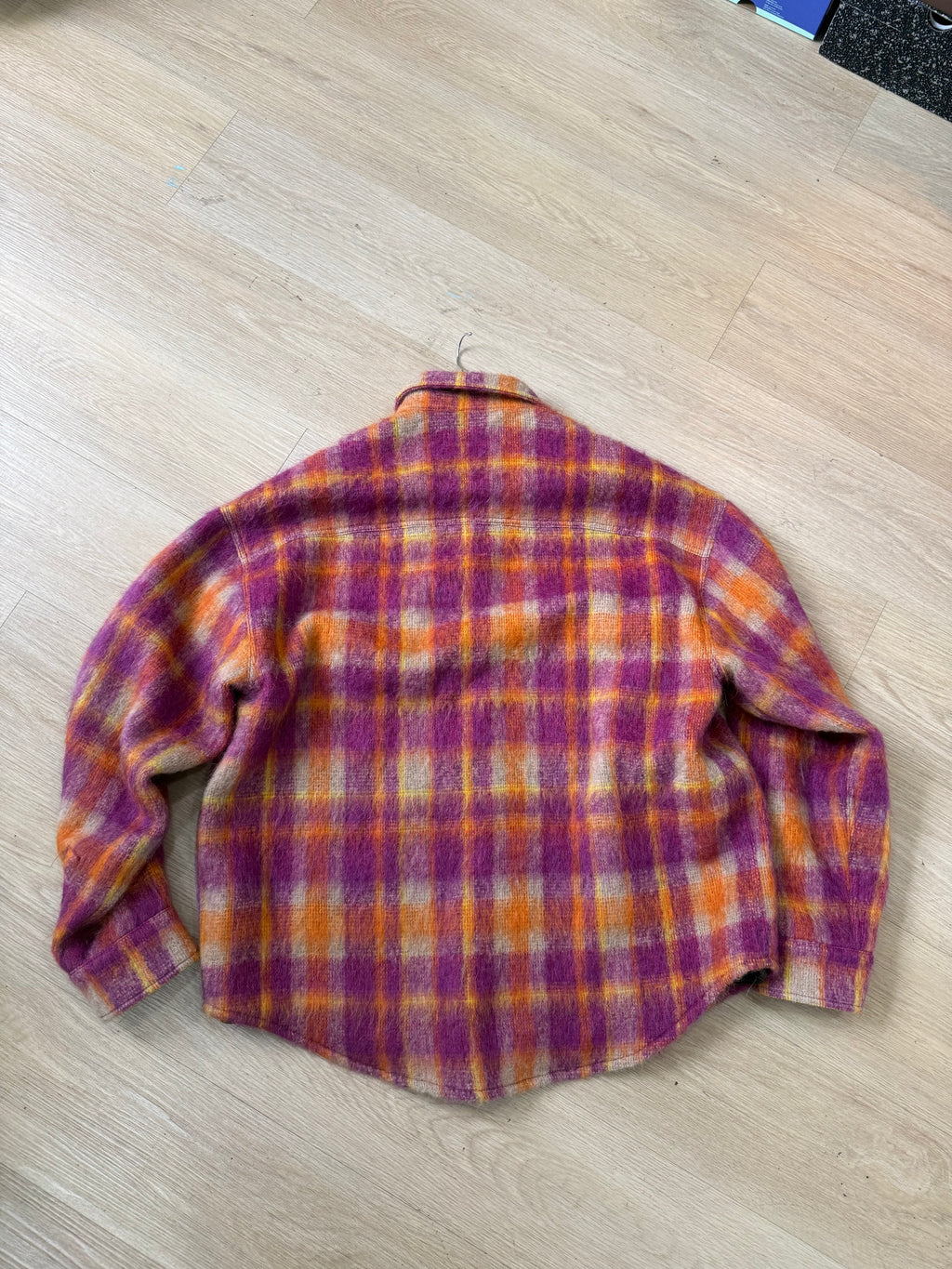 Palm Angels mohair flannel shirt size L cond 9,5/10