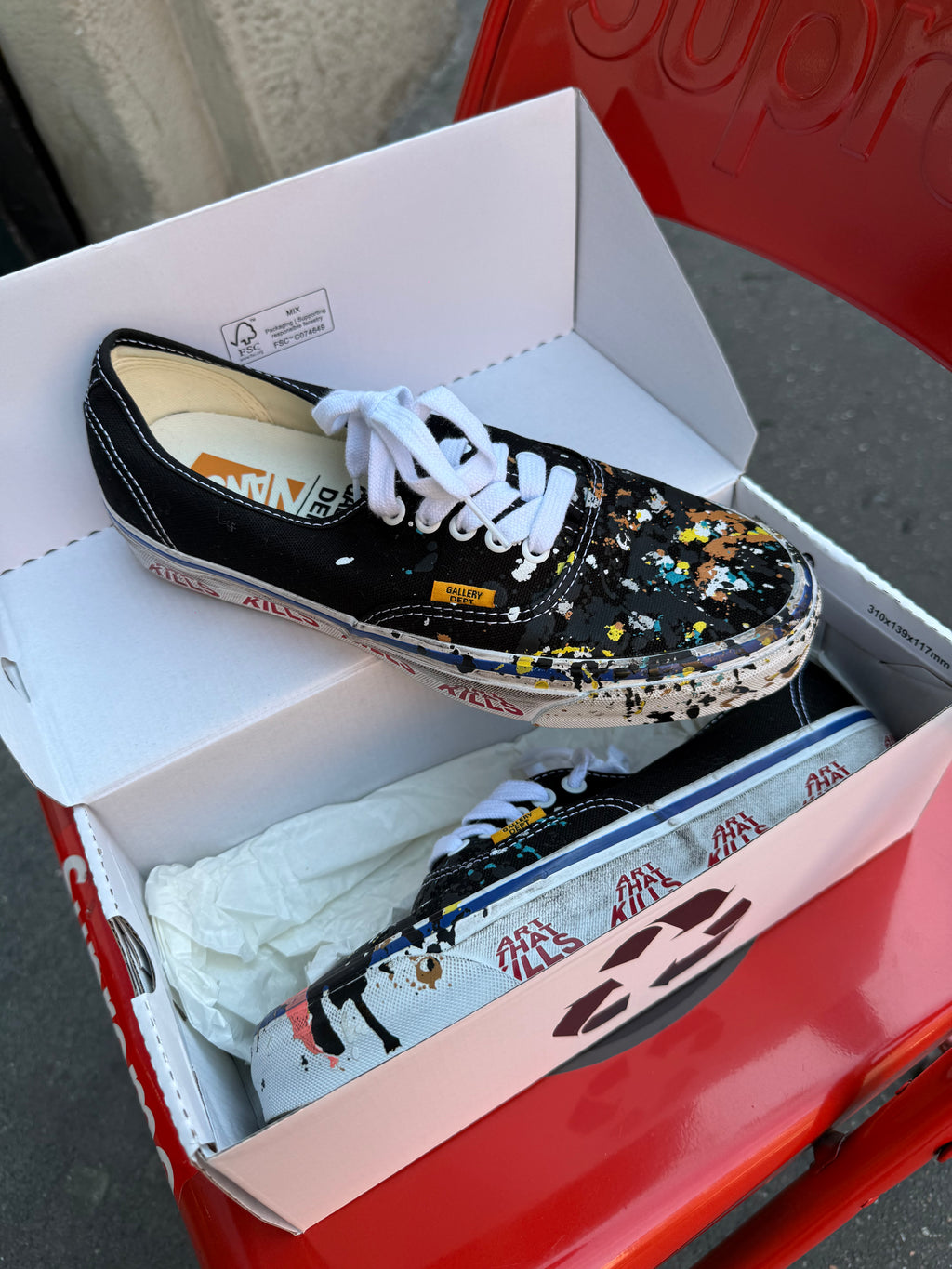 Vans X Gallery Dept. Size 42 NEW