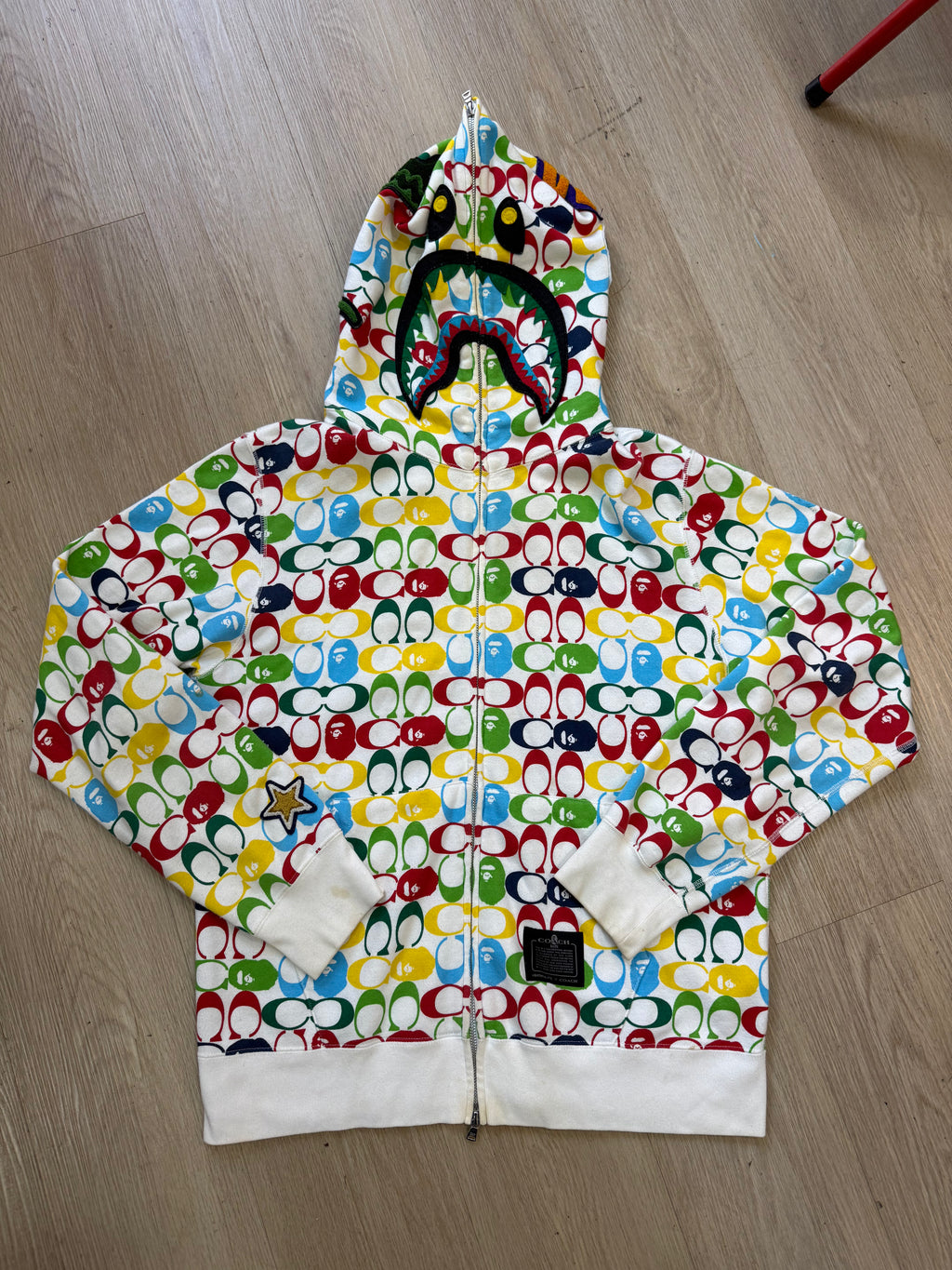 Bape Zip Hoodie Size XL cond 9/10