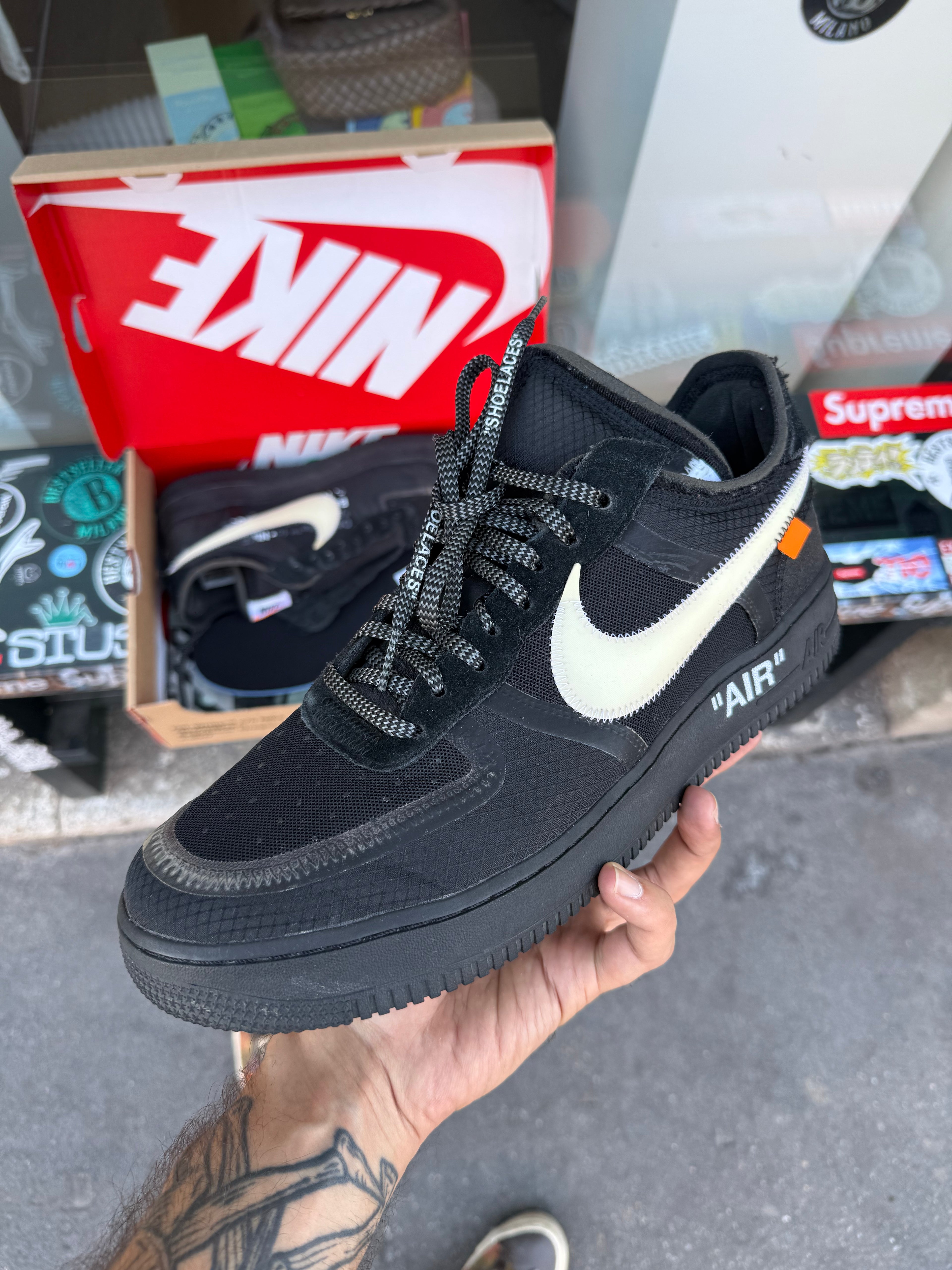 Off White X Nike air force size 45 cond 8/10